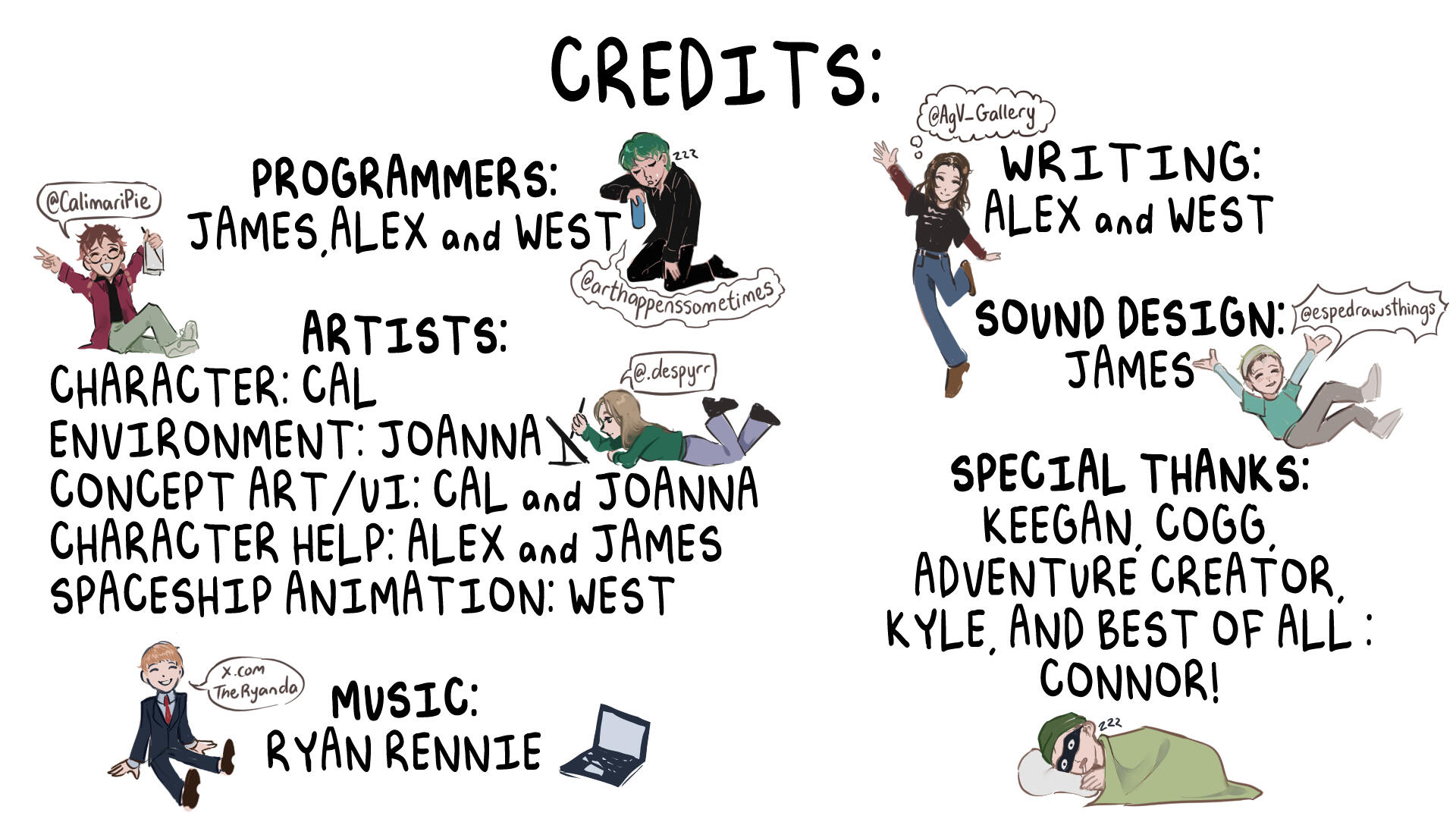 Credit page
