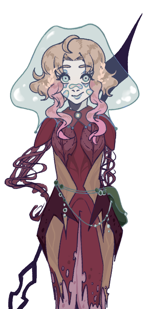 neutral Saffron sprite - colorist and clean-up (line-art by Alex-@AgV_Gallery)