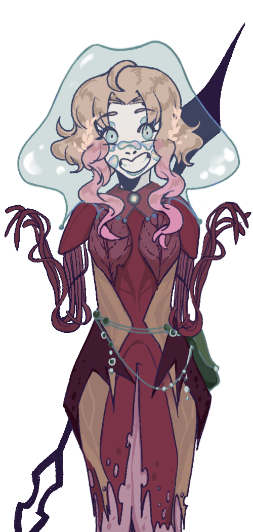 happy Saffron sprite - colorist and clean-up (line-art by Alex-@AgV_Gallery)