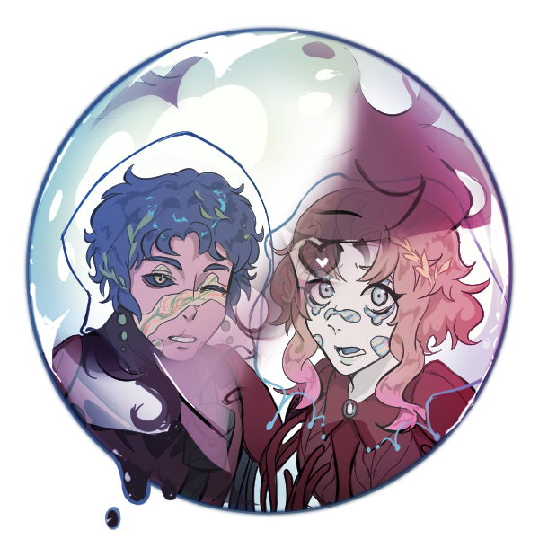 game icon on landing page - due to change - concept/sketch, color and clean-up (line-art by James-@espedrawsthings)